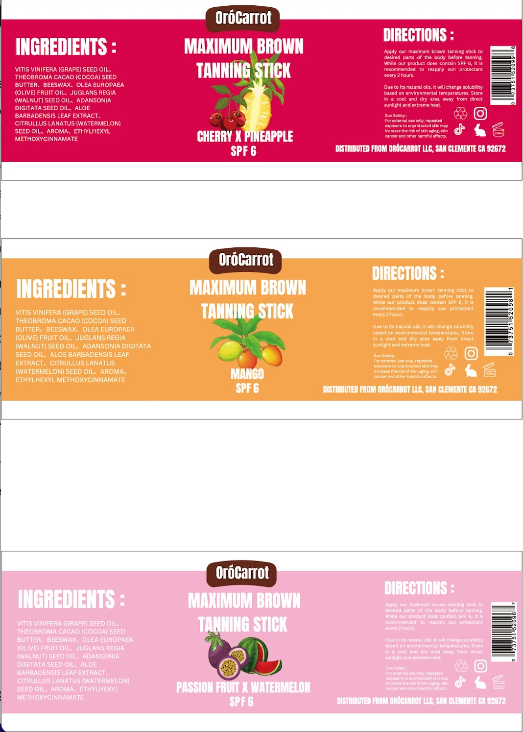 Tropical Paradise Stick Bundle