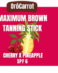 OroCarrot Cherry Pineapple Scented Tanning Stick - SPF 6