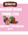 OroCarrot Passion Fruit Watermelon Scented Tanning Stick - SPF 6